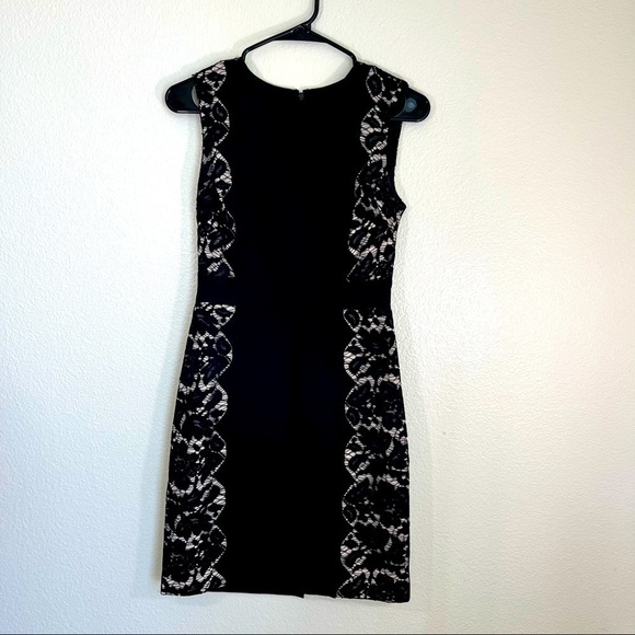 J. Crew Dresses & Skirts - J. CREW Black Lace Panel Sheath Dress